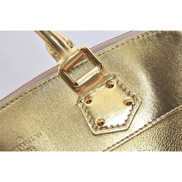 Authentic Louis Vuitton Suhali Lockit PM Hand Bag Gold M95433 - Picture 13 of 14